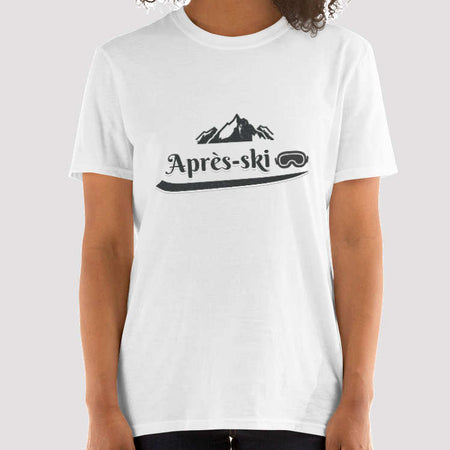 T-shirt femme - Après-ski - blanc/gris - Petit Prix