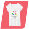 T-shirt femme - Bonbons addict - Coton BIO