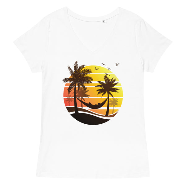 T-shirt Vacances en hamac femme